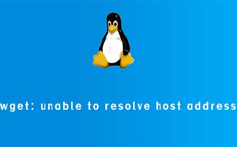 wget: unable to resolve host address的解决方法