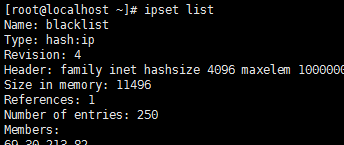 Linux下使用ipset封大量IP及ipset参数说明