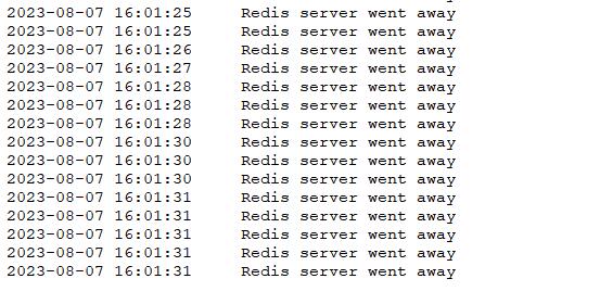 Redis server went away的解决方法