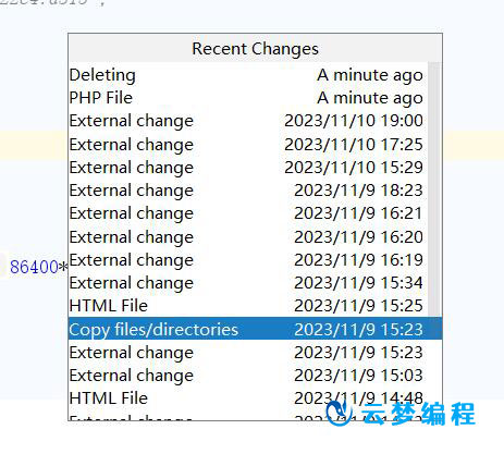 phpstorm恢复删除文件的方法