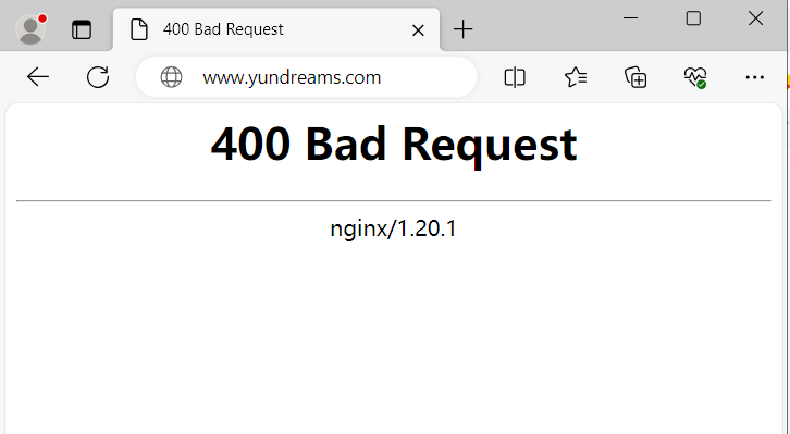 HTTP 400 Bad request 原因